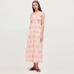 The Sydney Nap Dress | Orange Shell Mosaic Cotton - Orange Shell Mosaic Cotton